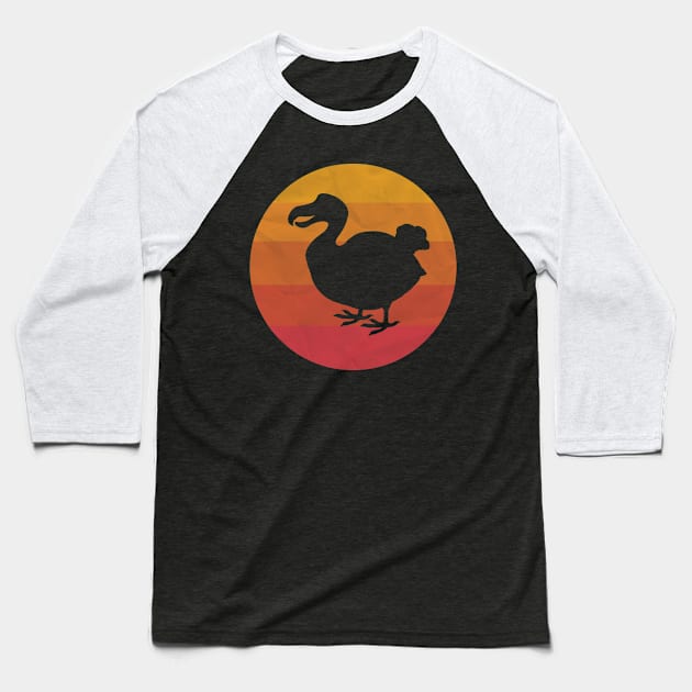 Vintage Dodo Bird Baseball T-Shirt by ChadPill